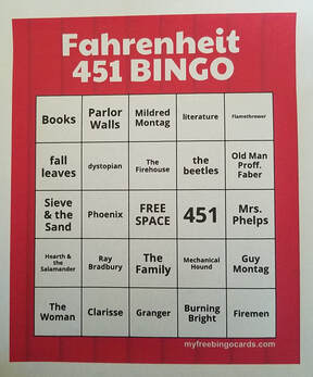 Fahrenheit 451 bingo for your halloween book party