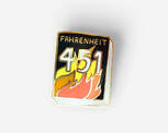 Fahrenheit 451 book pin Go Beyond Book Club