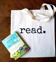 Go Beyond Book Club summer read with book bag