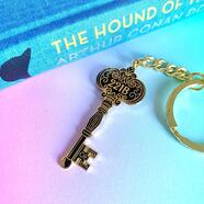 Sherlock Holmes Enamel Keyring Keychain find on Go Beyond Book Club