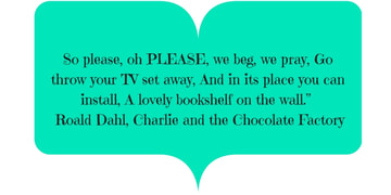 Charlie and the Chocolate Factory quote on go beyond book club on start a kids book club on booknparty.com